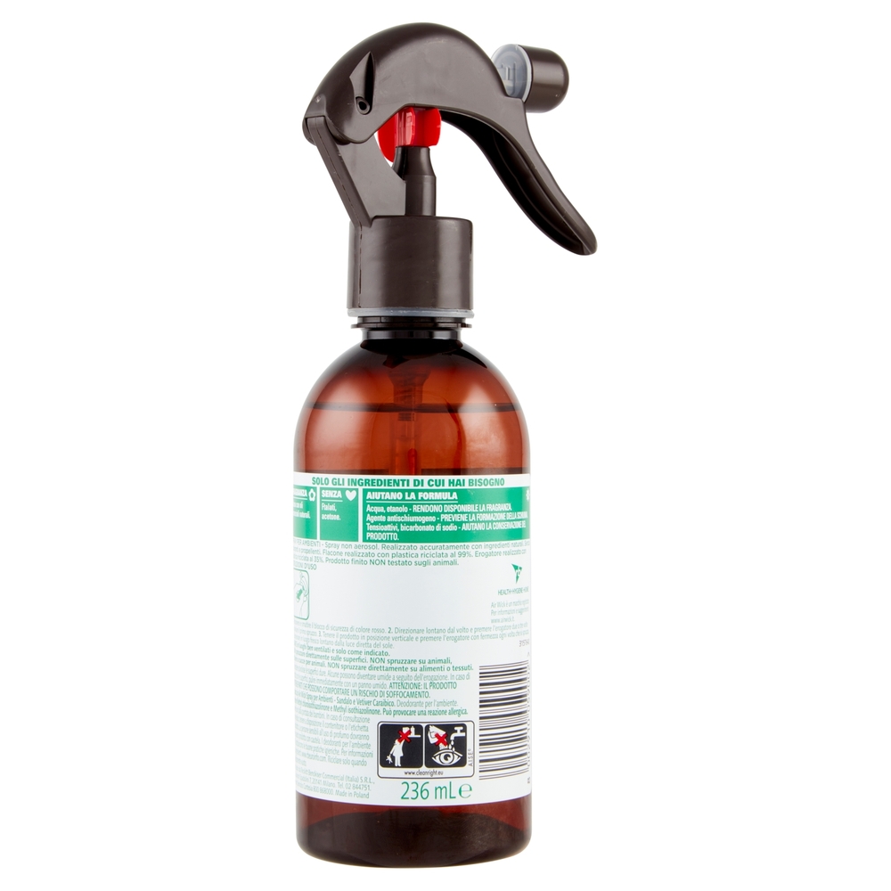 Botanica Sandalo & Vetiver Caraibico Spray per ambienti 236 ml